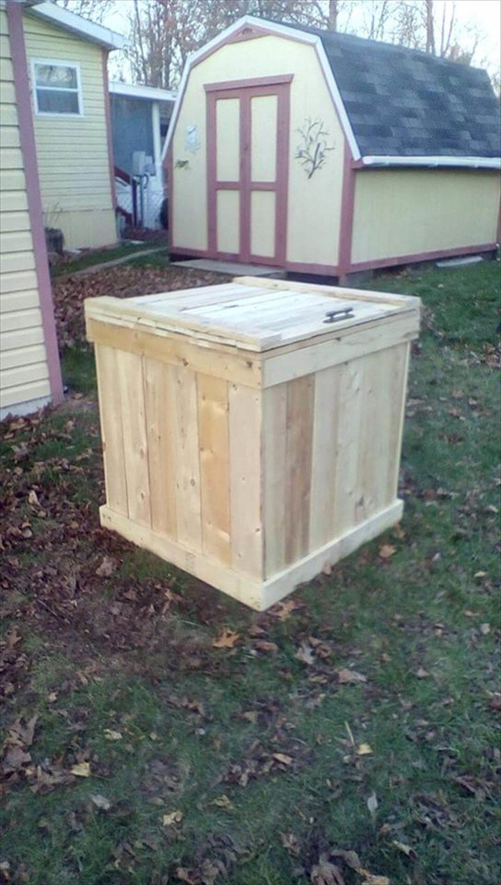 pallet square chest