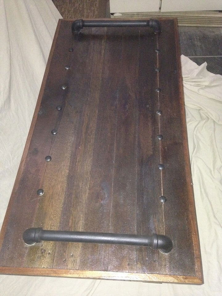 recycled pallet coffee table