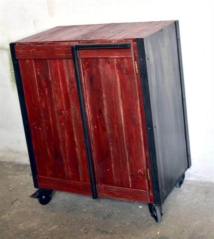pallet storage cabinet