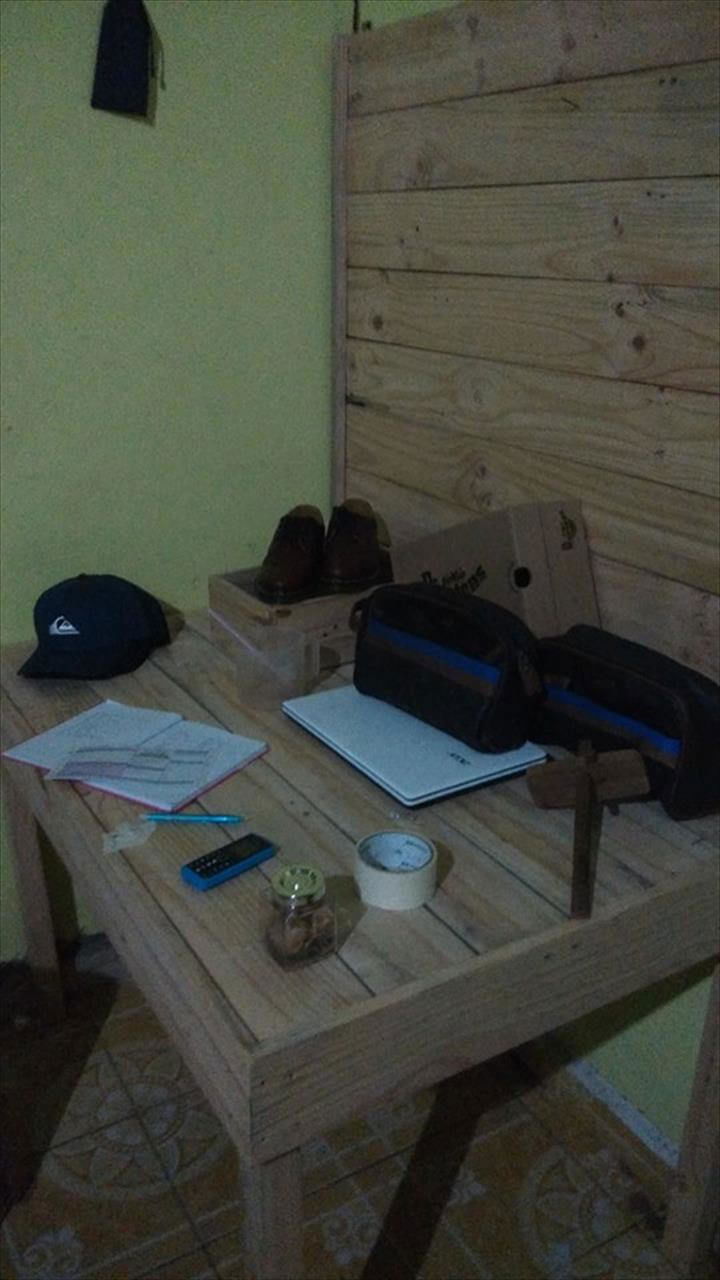 Pallet Study Desk Diy Computer Desk
