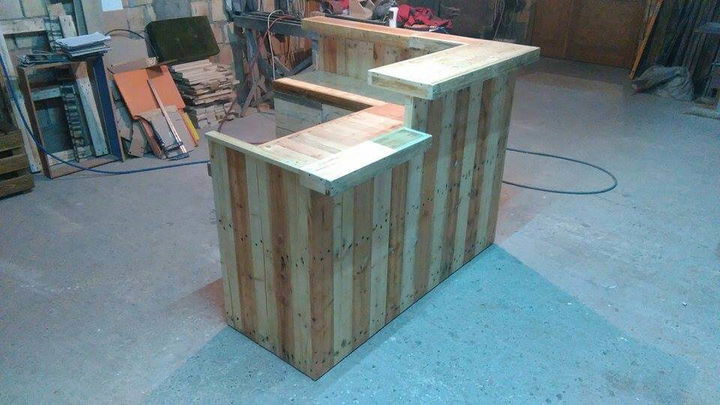 diy pallet office desk