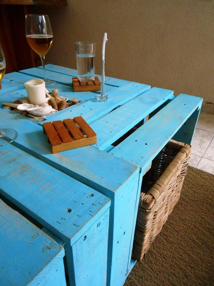 Recycled Pallet multi functional coffee table