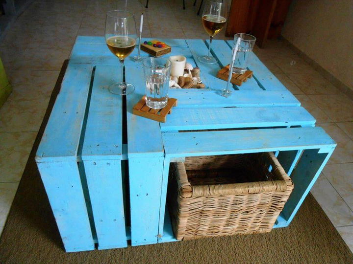 Accent Pallet multi functional coffee table