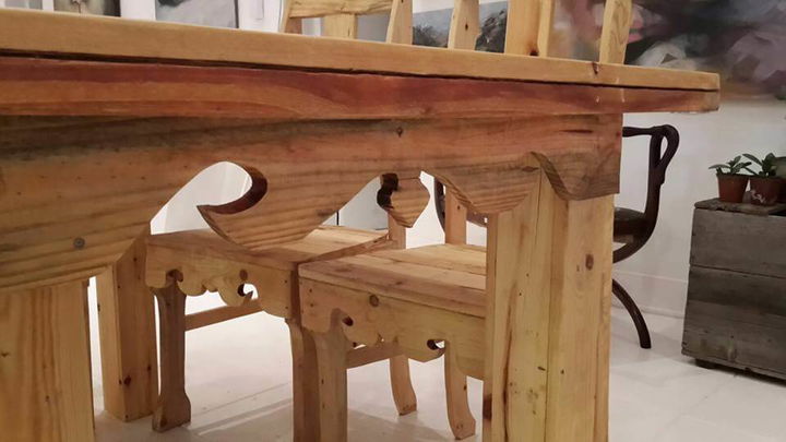 pallet dining set