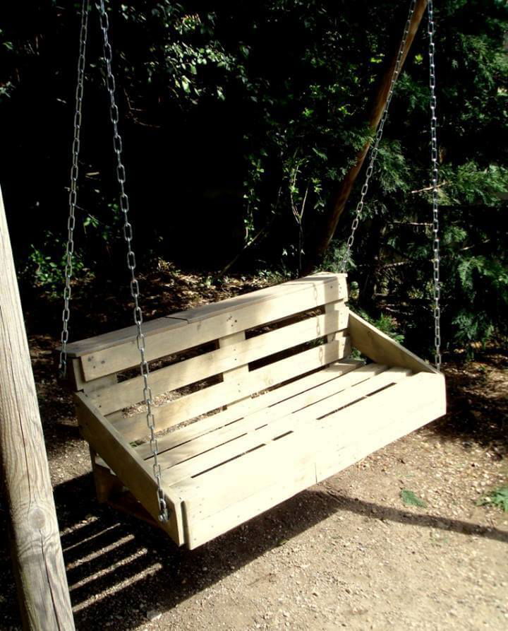 Pallet Swing for Garden | 99 Pallets Pallet Patio Swing