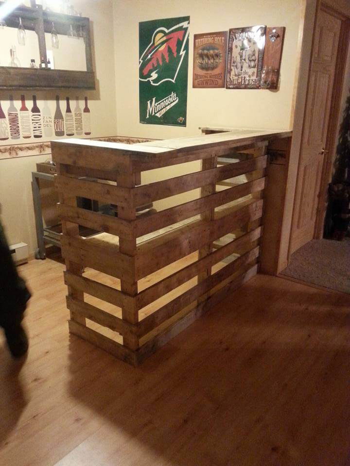 Diy Pallet Bar