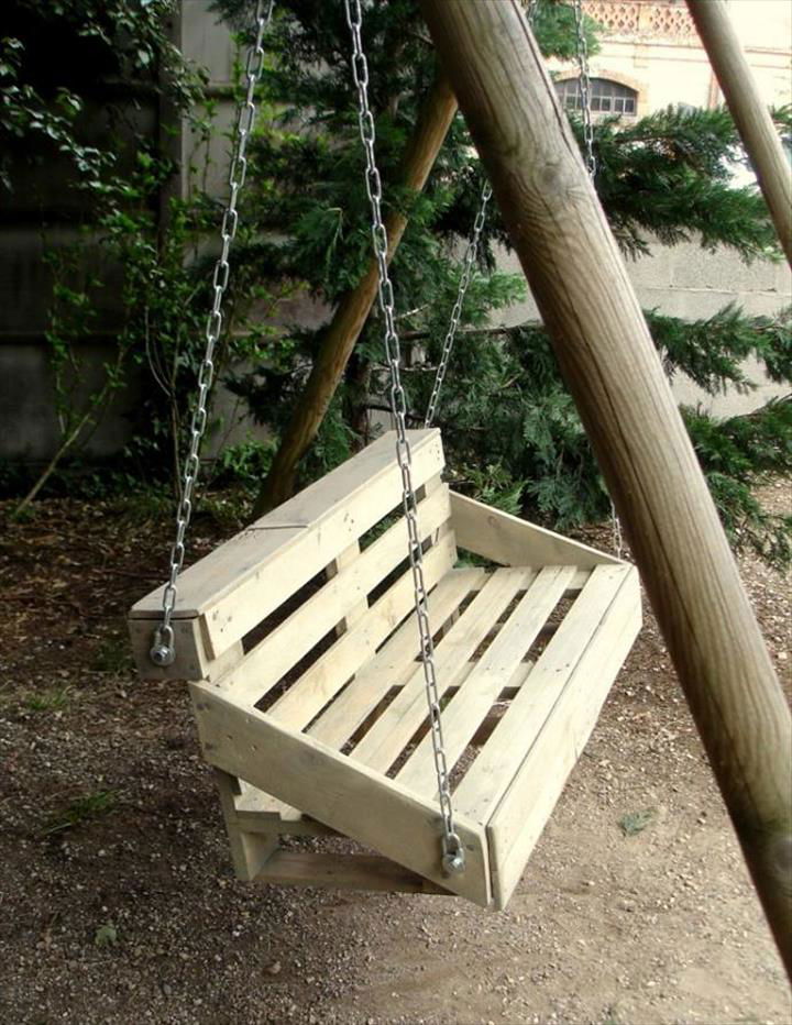 Pallet Swing for Garden | 99 Pallets Pallet Patio Swing