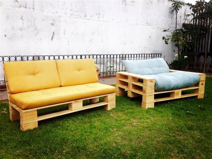 pallet outdoor sofa set