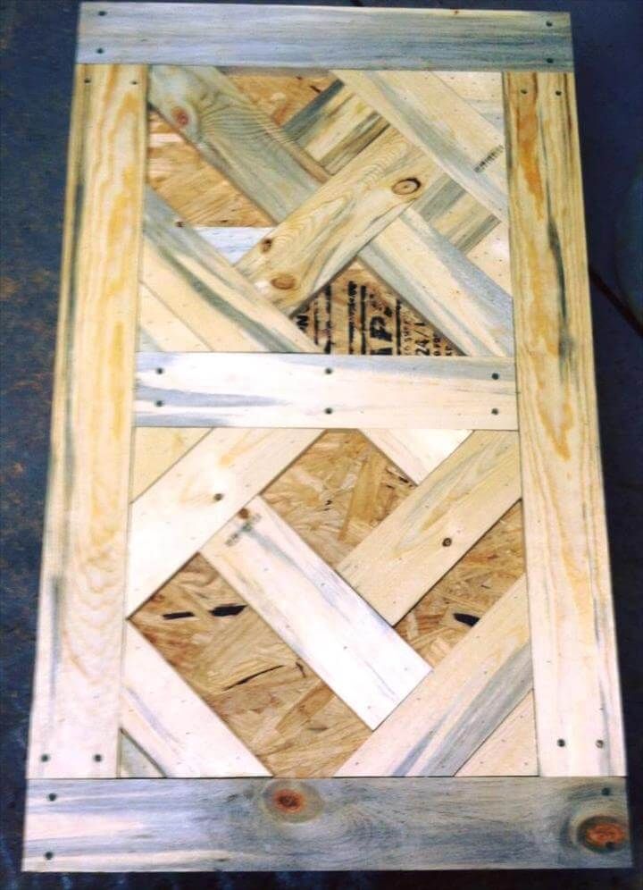 coffee table made of pallets