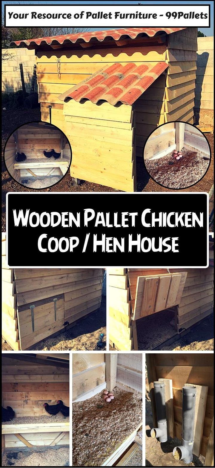 Pallet Chicken Coop
