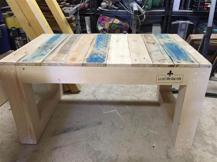 recycled pallet 2 seater