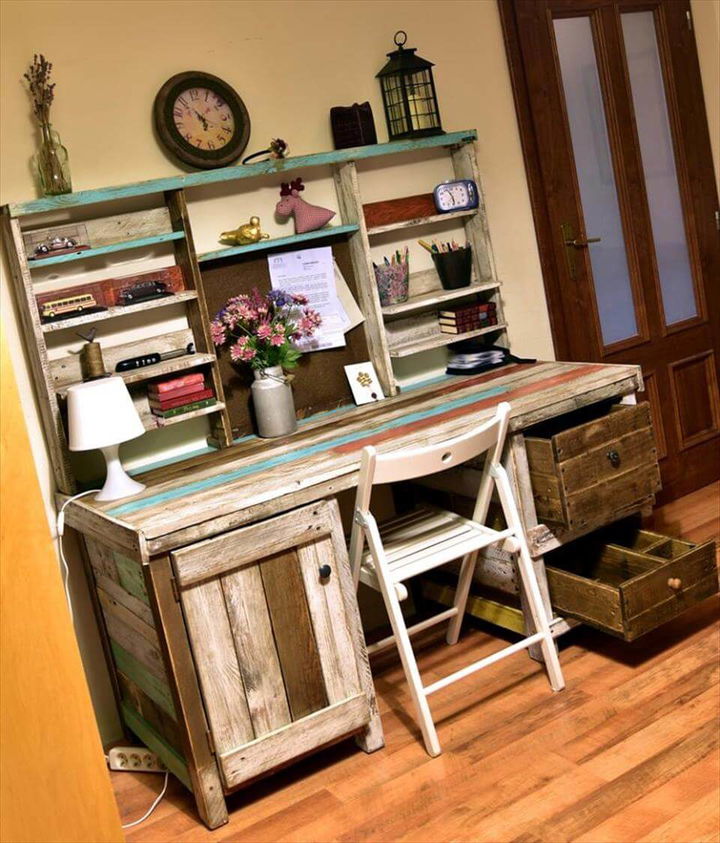 diy pallet study desk or table