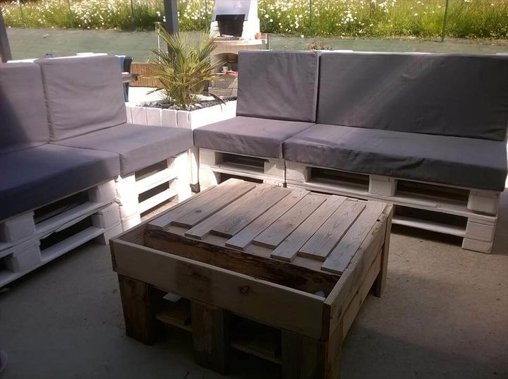 pallet outdoor sofa set