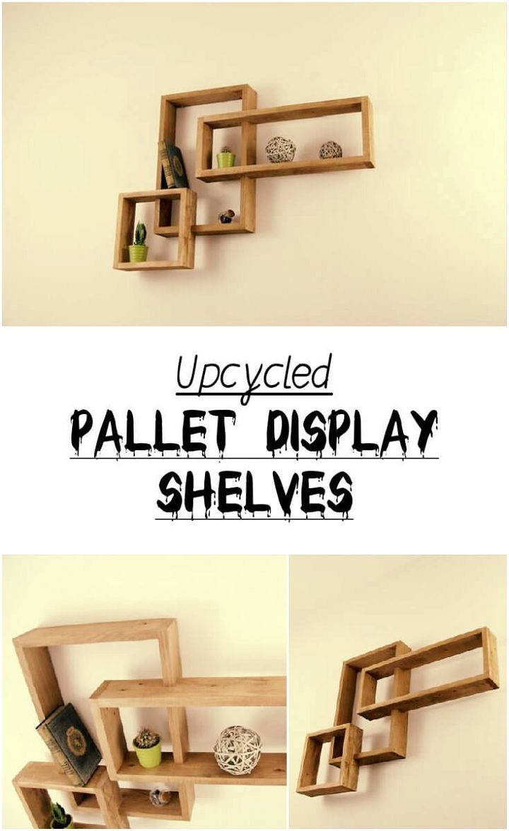 Upcycled Pallet Shelves