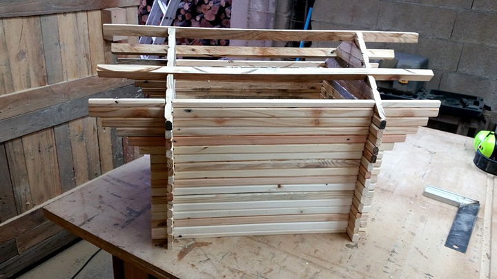 Installation of roof
