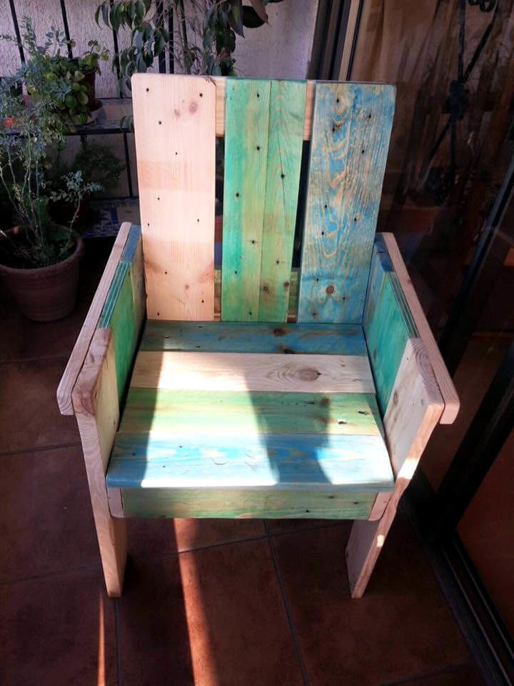 diy pallet chair