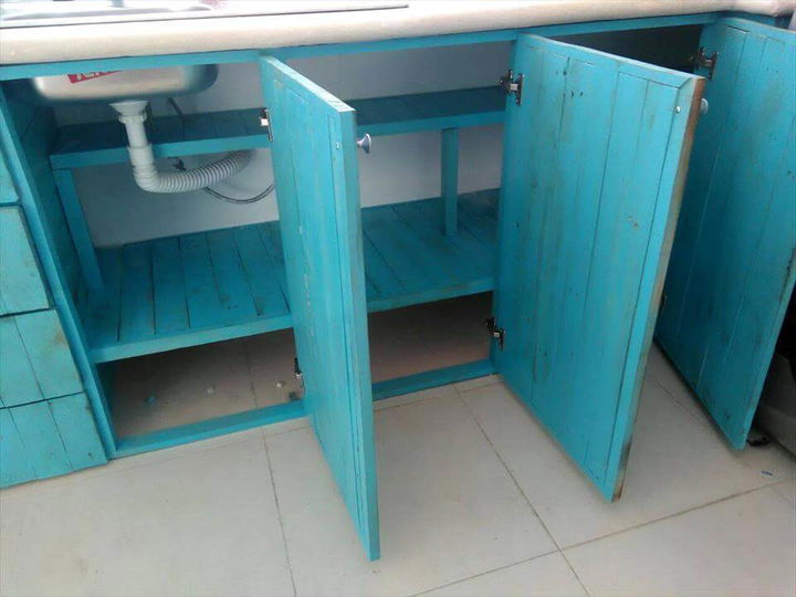 diy pallet kitchen cabinets