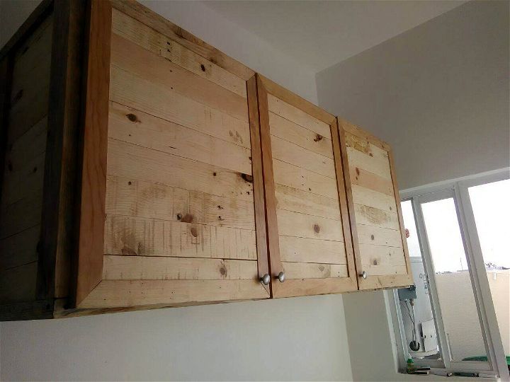 Kitchen Wholly Made From Recycled Pallets