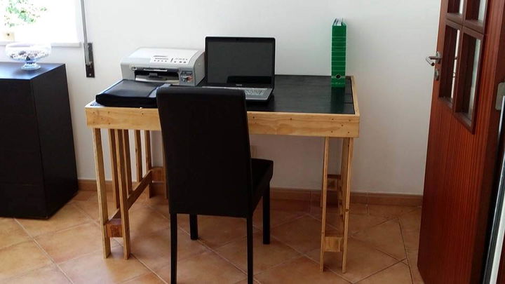 no-cost pallet laptop desk