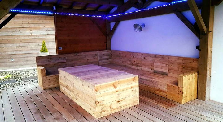 wooden pallet remodeled pallet gazebo