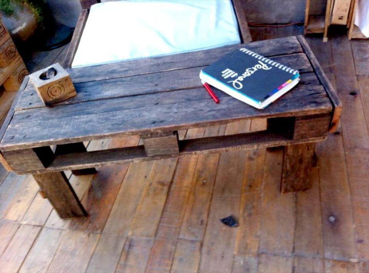 pallet chair with table