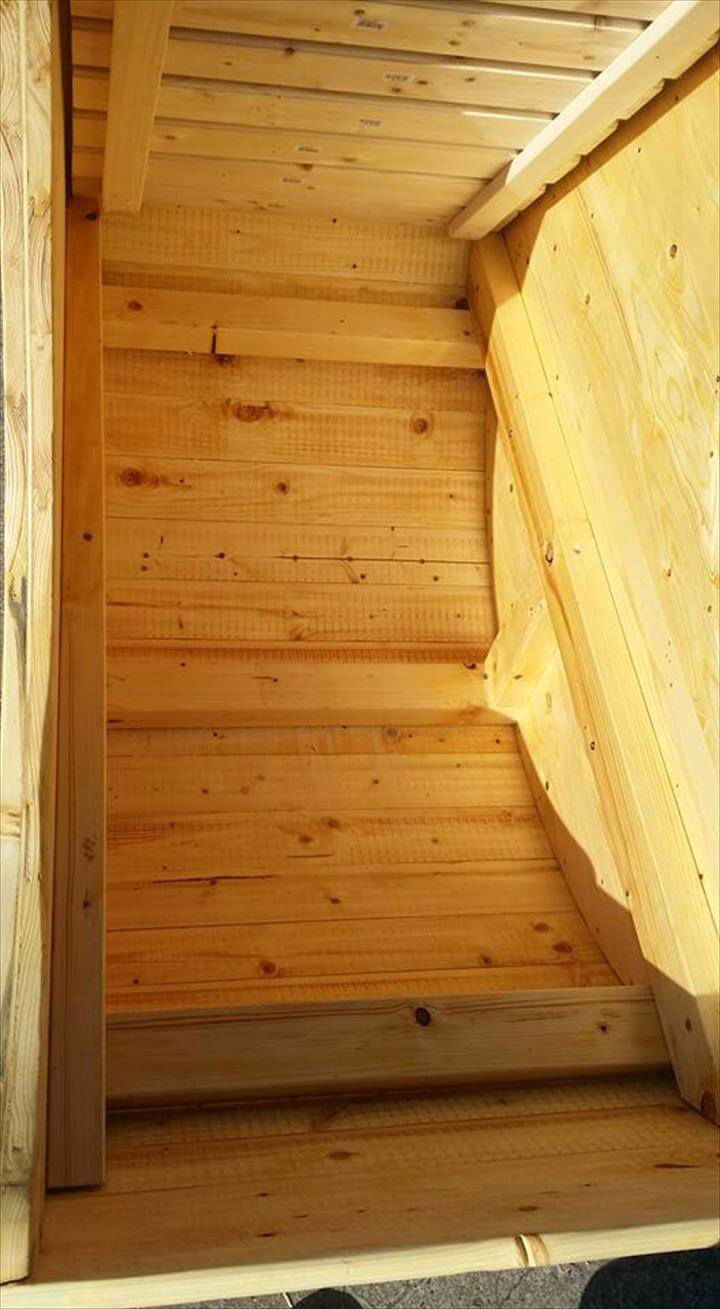 self-intalled pallet moon cradle