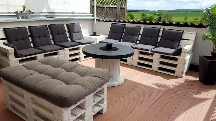 custom pallet terrace furniture