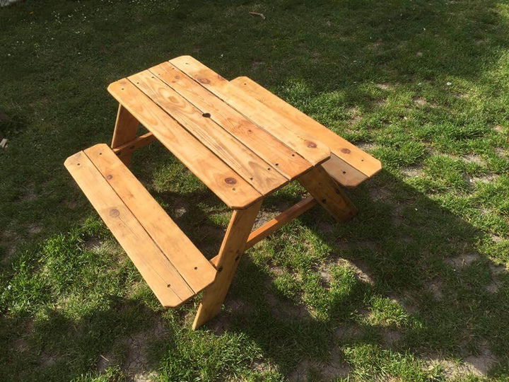 diy pallet kids table