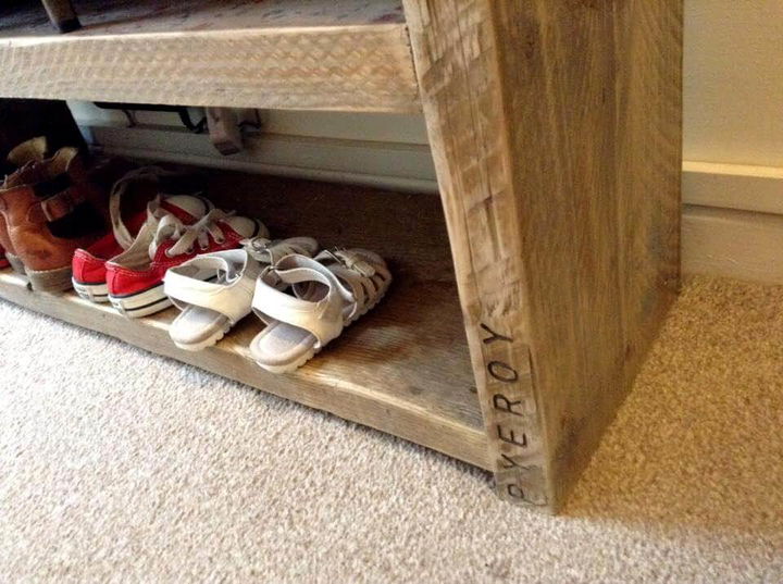 pallet shoe rack