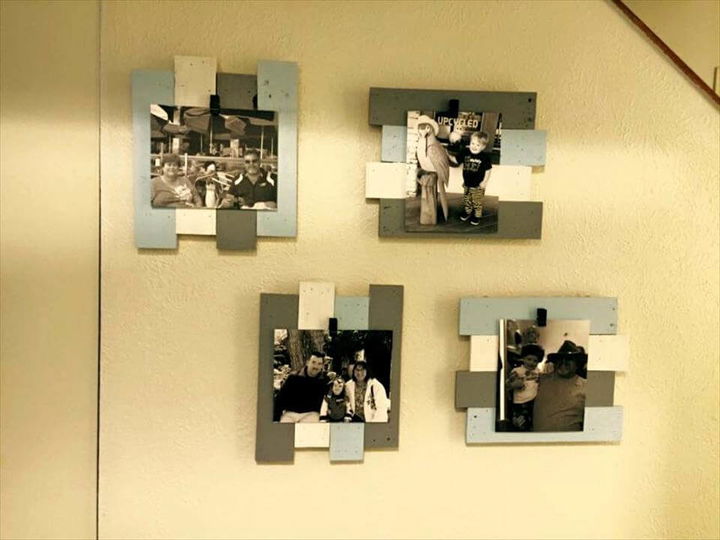 custom painted pallet picture frames