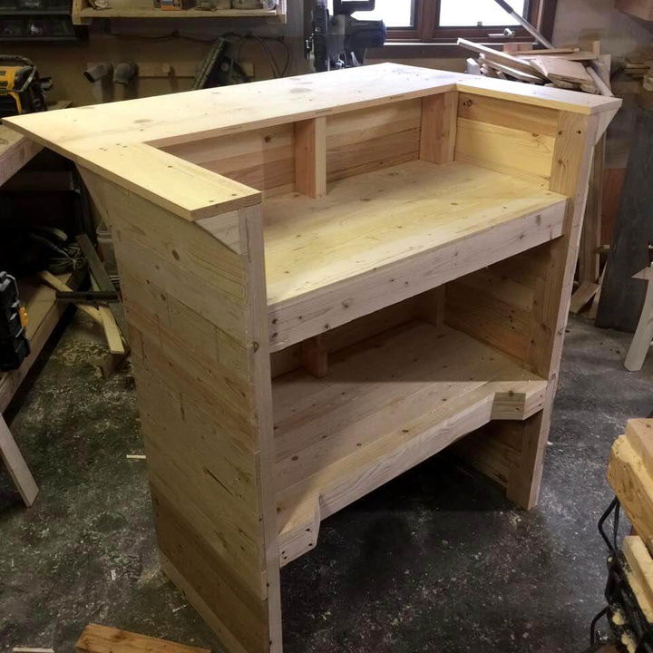 diy pallet bar table