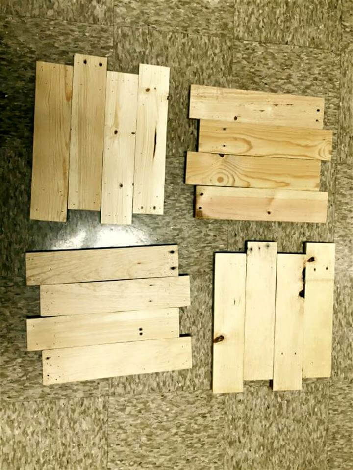 rustic wooden pallet picture frames
